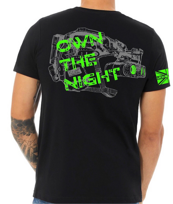 Own The Night Short Sleeve Tshirt Black